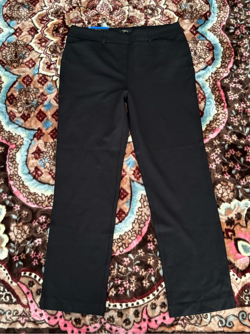 Dalia Girls Black Stretch Dress Pants with Comfort Waistband size 10